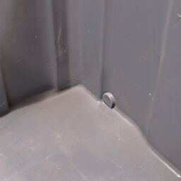 Gebrauchte Palettenboxen mit 3 Kufen