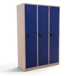 Gebrauchte Schließfachschränke Schließfachschrank 3 Türen (Zylinderschloss)