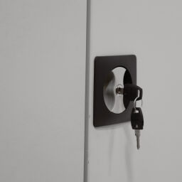 Gebrauchte Materialschränke 2 Abteile (Zylinderschloss)