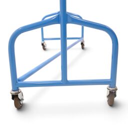 Porte vêtement portemanteau à roulettes barre simple