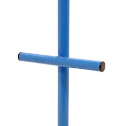 Porte vêtement portemanteau à roulettes barre simple