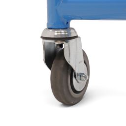 Porte vêtement portemanteau à roulettes double barre