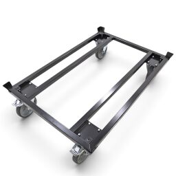 Plateau roulant chariot châssis pour palettes convenable pour format palette 1200x800 mm