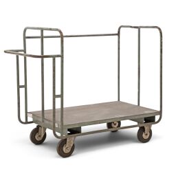 Used Storeroom trolleys platform trolley 1 push bracket