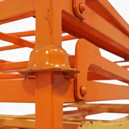 Used Tyre storage stackable and foldable vertical load