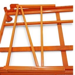 Used Tyre storage stackable and foldable vertical load