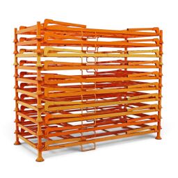 Used Tyre storage stackable and foldable vertical load