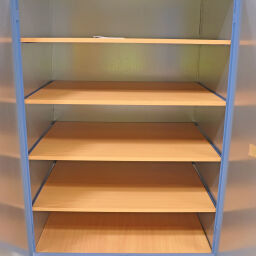 Shelved trolleys Fetra shelved trolley with 2 lockable doors