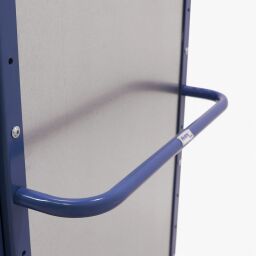 Shelved trolleys Fetra shelved trolley with 2 lockable doors