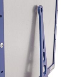 Shelved trolleys Fetra shelved trolley with 2 lockable doors