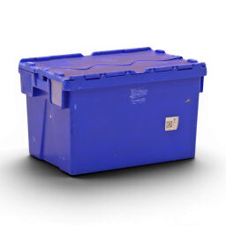 Boite de rangement occasion bac de distribution muni d'un couvercle en 2 parties Occasion