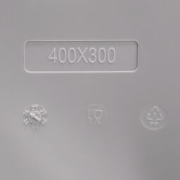 Valise en plastique conforme à la norme Euronorm 400 x 300 x 135 mm – 11 litres – couvercle à charnières démontable