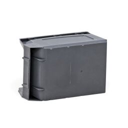3.5-liter plastic storage bin – recycled HDPE – stackable