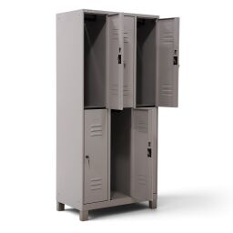 Used Locker cabinet 6 doors (cylinder lock)