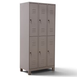 Used Locker cabinet 6 doors (cylinder lock)
