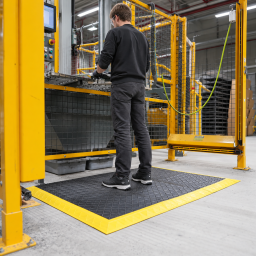 Tapis antifatigue tapis modulaire anti-fatigue Mastic d'étanchéité pour carrelage avec bords de sécurité inclus