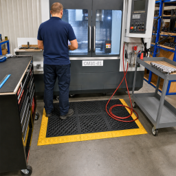 Tapis antifatigue tapis modulaire anti-fatigue Mastic d'étanchéité pour carrelage avec bords de sécurité inclus