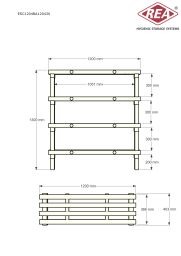 Rayonnage en plastique eurostelle modulaire