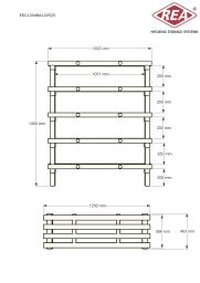 Rayonnage en plastique eurostelle modulaire