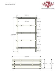 Plastic rack Euro rack modular