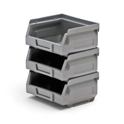 Kunststoff-Lagerbehälter 0.4 Liter – recyceltes HDPE – stapelbar