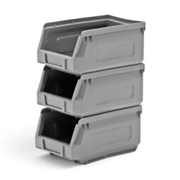 Bac de rangement en plastique de 1 litres – en PEHD recyclé – empilable