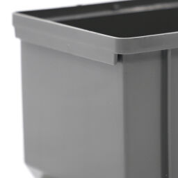 Bac de rangement en plastique de 1 litres – en PEHD recyclé – empilable