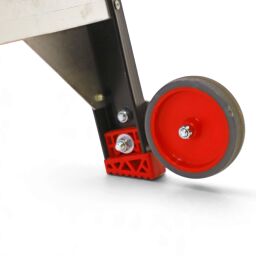 Gebrauchte Industrietreppe einseitig begehbar, 7 Stufen inkl. plattform