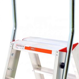 Gebrauchte Industrietreppe doppelseitig, 2x5 Stufen