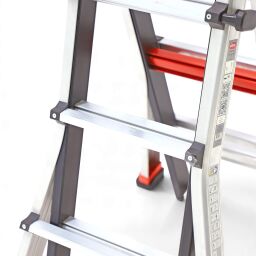 Used Industrial stairs Double-sided, 4x3 Steps Adjustable
