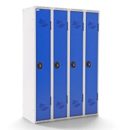 Armoire d'entrepôt occasion casier 4 portes (cylindre) Occasion