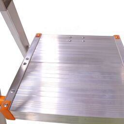 Used Industrial stairs single-sided, 8 steps incl. platform