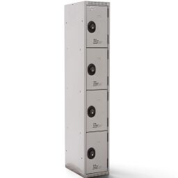 Armoire d'entrepôt occasion casier 4 portes (cylindre) Occasion
