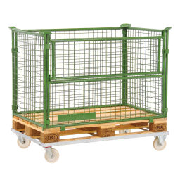 Carrier pallet carrier suitable for pallet size 1200x800 mm Rental.  L: 1215, W: 815, H: 185 (mm). Article code: H99-2599