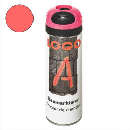 Floor marking and tape safety and marking marking paint spray can 500 ml - fluorescent pink