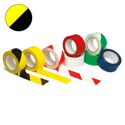 Safety and marking tape 50 mm x 33 m black/yellow New