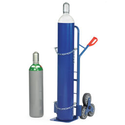 Trappensteekwagen fetra trappen steekwagen voor 1 gasfles, 20, 40 of 50 liter, Ø 204-229 mm