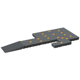 Plastic trays Retention Basin accessories drive plate.  L: 1260, W: 800, H: 180 (mm). Article code: 48-10714