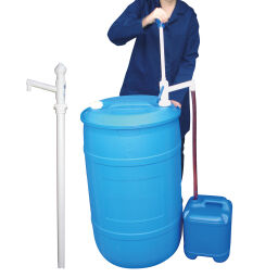 Fasshandlinggeräte Handpumpe geeignet für 220 liter Fässer chemie-set.  Artikelcode: 48-10055