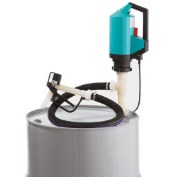 Vatenhandelingapparatuur elektropomp voor vaten chemie-set.  Artikelcode: 48-10440