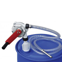 Lève fûts et manutention de fûts pompe à main à commande manuelle adapté pour AdBlue.  Code d’article: 48-10517