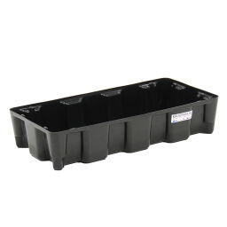Plastic trays Retention Basin Retention Basin modular leakingbucket, with grid - 35 liter.  L: 800, W: 400, H: 180 (mm). Article code: 48-10707