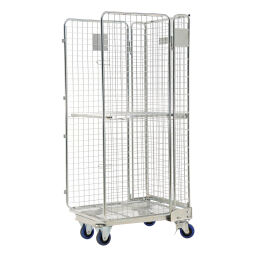 Roll rontainer rental roll cage 3-sides a-nestable