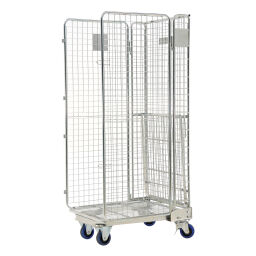 3-Sides Roll cage A-nestable Rental Type:  3-sides.  L: 850, W: 715, H: 1900 (mm). Article code: H99-1547-D850
