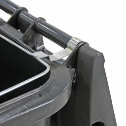 Plastic waste container waste and cleaning accessories waste bag holder