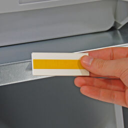 Label holder self adhesive