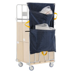 Housse de protection sac poubelle chariot roll sac de chariot pour les déchets Classification d'article:  Nouveau.  L: 880, H: 1350 (mm). Code d’article: 51C2B
