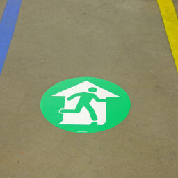 Floor marking and tape Safety and marking floor marking directional arrow emergency exit Options:  per unit.  L: 430, W: 430,  (mm). Article code: 51FM-28