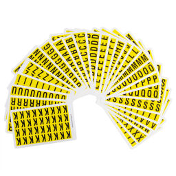 Signs safety and marking identification labels self adhesive a-z