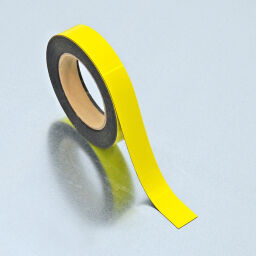 Kaarthouder identificatielabels uitwisbare magnetische tape Kleur:  geel.  L: 10000, B: 25,  (mm). Artikelcode: 51MSR-25Y